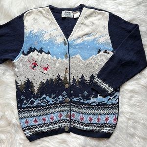 Northern‎ Reflections Parkhurst Ski Scene Vintage & Rare Sweater